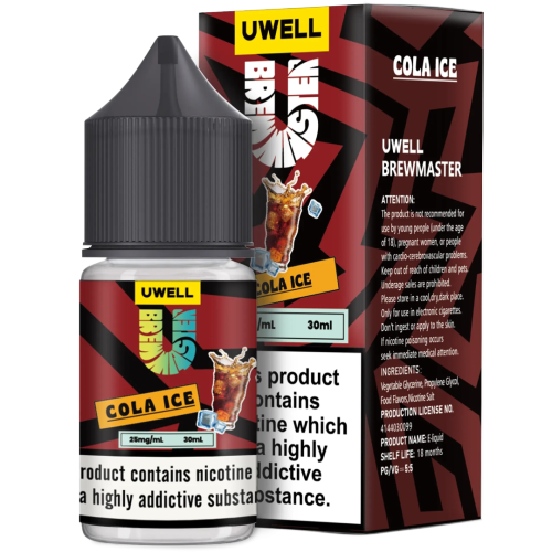 سالت نیکوتین یوول طعم نوشابه یخ | UWELL COLA ICE SALT JUICE 