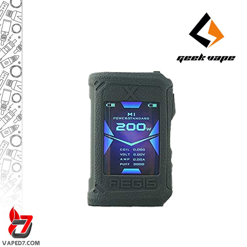 کاور سیلیکونی گیک ویپ مدل AEGIS X رنگ مشکی