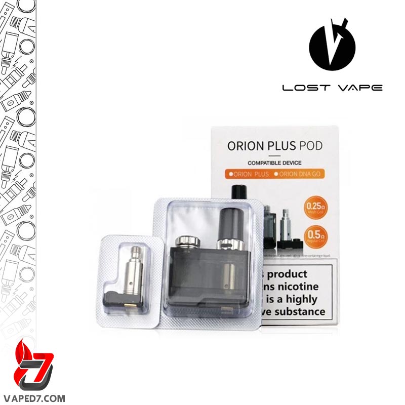 پک کویل و کارتریج لاست ویپ اوریون پلاس | LOST VAPE ORION PLUS POD with 2x COILS