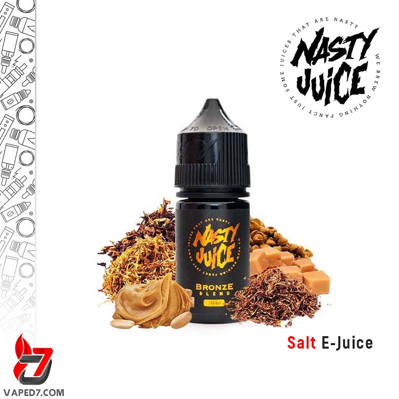 ایجوس سالت نستی تنباکو کارامل | NASTY BRONZE BLEND SALT