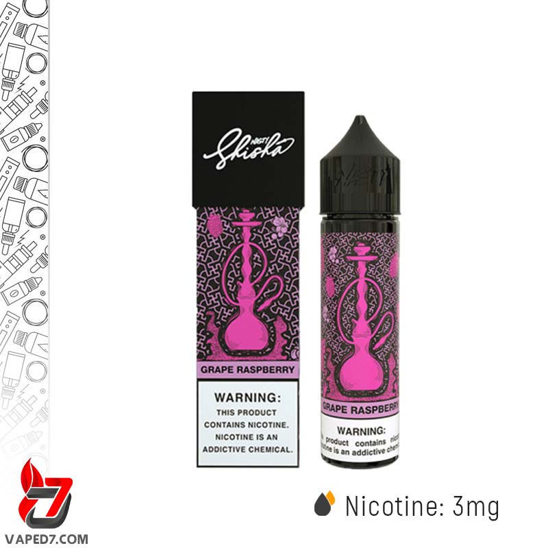 ایجوس نستی انگور تمشک | NASTY SHISHA GRAPE RASPBERRY